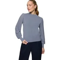 Zero Strickpullover Damen mit hohem Kragen (1-tlg) Plain/ohne Details