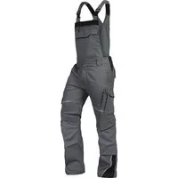 Leibwächter Arbeitslatzhose Herren Flex-Line Latzhose (Arbeitshose mit Keil im Schritt) mit Reflektoren