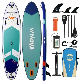 [EU Direct] InnoExpo 350*89*15CM Load 230kg Large Capacity Inflatable Stand Up Paddle Board Extra-wide Extra-long Anti-s