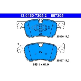 ATE Bremsbel?ge vorne Citroen C4 Grand Picasso 1.2 - 2.0