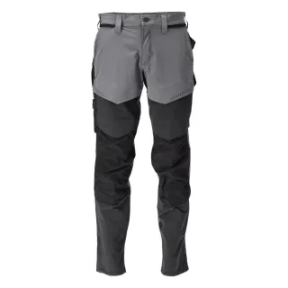 MASCOT Herren Hose mit Knietaschen CUSTOMIZED Anthrazitgrau / Schwarz 66 - 22379-311-8909-82C66