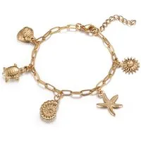 Firetti Bettelarmband Schmuck Geschenk Edelstahl Armschmuck Armkette Ocean