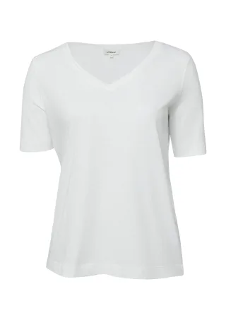 s.Oliver - T-Shirt weiß - Gr. - 50