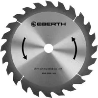 EBERTH Kreissägeblatt aus Stahl mit Hartmetall-Zähnen 315mm Durchmesser, 30mm Bohrung, 2.0mm Blättstärke, 3.0mm Schnittbreite, 24 Zähne, RPM Max. 6000