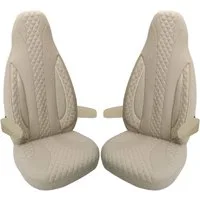 BREMER SITZBEZÜGE Autositzbezug Schonbezüge für Wohnmobil 2er Set in Beige WPL405