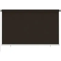 Rollo Außenrollo 245 (B) x 140 (H) cm Braun HDPE, vidaXL