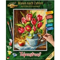 Schipper Malen nach Zahlen Meisterklasse Premium - Tulpenstrauß, Made in Germany