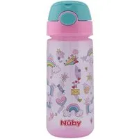 Nuby Trinkflasche Trinkhalmflasche Active pink, 540 ml, 1 St