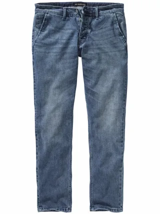 Mey & Edlich Herren Chino-Lovers-Jeans Blau 95 % Baumwolle (nachhaltig), 3 % Polyester, 2 % Elasthan