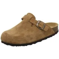 AFS-Schuhe 290084 Clogs Pantolette für Damen aus Leder mit Fußbett, Hausschuhe Made in Germany