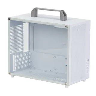 ALBOX E90PRO Portable MATX Gaming PC Case High Airflow Supports RTX4090 240mm AIO 6 Fans Compact ATX PSU ITX Desktop Com