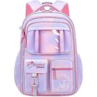 Forrlite Schulrucksack Kinderrucksack Mädchen, Schulranzen mit Großer Kapazität (Schulränzen Madchen 1-6. klasse, Leichte und Wasserdichte Nylon Schultasche), für Kinder Schule oder Reisen
