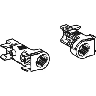 Geberit Set Halter für Fertigbauset verschraubbar f. Wandablauf f. DU(2 St.), 244295001 244295001