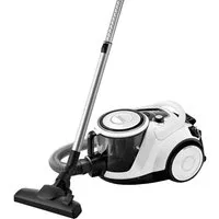 BOSCH Bodenstaubsauger Serie 6 ProSilence BGC41LSIL, Hygiene-Filter, 10 Jahre Motorgarantie, 600 W, beutellos, hohe Saugkraft, 2in1 Polster- und Fugendüse, leise, weiß