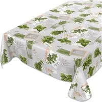 ANRO Tischdecke Wachstuchtischdecke abwaschbar auch für Garten (Einzelstück 1-tlg), Geprägt 140x100cm wasserabweisend mit Saum
