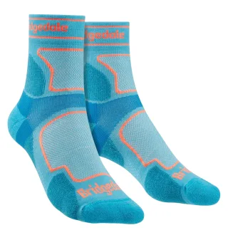 Bridgedale - Womens Running Ultralight Merino Socken - Blau