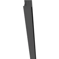 GartenLand Zaunpfosten Aluminium Wandprofil für Steckzäune ca. 200 cm, Aluminium Wandprofil