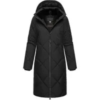 Ragwear Steppmantel Rebela stylischer Winterparka mit abnehmbarer Kapuze