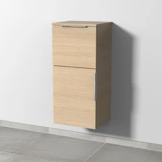 Sanipa 3way Mittelschrank mit 1 Tür und 1 Auszug, Eiche-Nordic, UM12848 UM12848