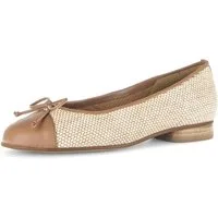 Gabor Ballerina Blockabsatz, Businessschuh, Schupfschuh in runder Form