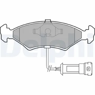 Delphi Bremsbel?ge vorne Ford LP255