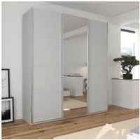 OTTO home Schwebetürenschrank Kleiderschrank Schrank Schlafzimmerschrank Garderobe AGORDO (Breiten 203/271/315/360 cm in drei Griff-Farben - NEU: Farbe SCHWARZ) Top Innenausstattung, in 4 Breiten und 2 Höhen MADE IN GERMANY