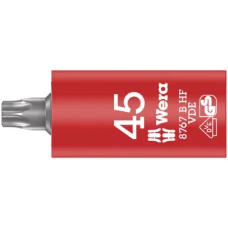 Wera 8767 B VDE HF TORX Zyklop Bitnuss, isoliert, mit 3/8"-Antrieb, mit Haltefunktion - 05004925001