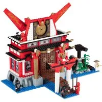 Playtive Playtive Clippys Set Bausteine Spielzeug L 5 Figuren Tempel Ninja Spielbausteine