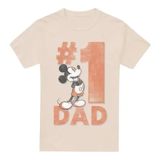 Disney - "Number 1 Dad" T-Shirt für Herren (Natürlich)
