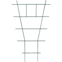 Grüner Jan Spalier Rankhilfe für Topfpflanzen Leiterförmig 50x30cm Blumenspalier Rankgitt