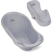 Babykajo Babybadewanne, (Komplett-Set, 2-tlg), Baby Wanne + Wanneneinsatz - TÜV Rheinland geprüft