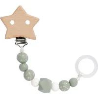 LÄSSIG Schnullerbefestigung Little Universe, star olive