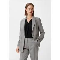 comma Jackenblazer Indoor-Blazer Blazer aus Wollmix