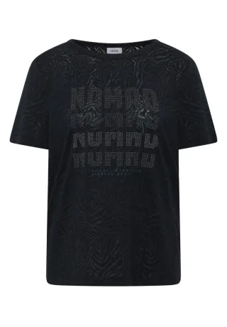 Cecil - T-Shirt mit Frontprint grün - Gr. - S
