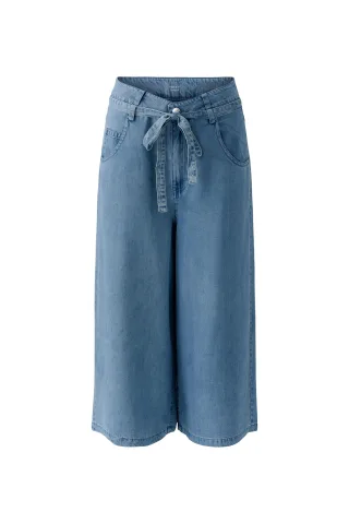 Oui - Hose darkblue denim - Gr. - 40