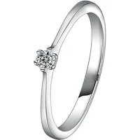 DOOSTI Fingerring Schmuck Silber 925 Verlobung Trauring Ehering Partnerring, mit Zirkonia (synth)