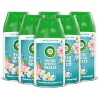 Air Wick Raumduft Freshmatic Max Nachfüller Fresh Spring Breeze 6 x 250ml (Jahresvorrat, 6-St), Limitierte Edition