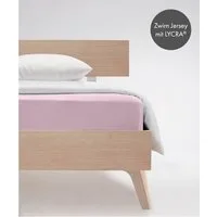 fleuresse Spannbettlaken Comfort, Jersey-Elasthan, Gummizug: rundum, (1 Stück), langlebig & bügelfrei,Perfekte Passform durch POWER-STRETCH