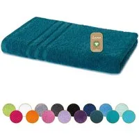 Lavea Handtücher Bali Handtuch 50x100 cm, Sporthandtuch, Fitness-Handtuch, Weiches Bio-Baumwollfrottee (1-St), pflegeleicht, GOTS-zertifiziert, extra saugstark mit 500g/m²