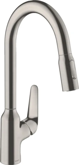 Hansgrohe Spültischmischer 220 Ausziehbrause M429-H220ST edelstahl-optik, 71800800 71800800