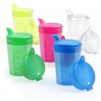 Horn Medical Schnabelbecher 5er Pack Horn Medical Schnabelbecher 250ml alle Farben, 5-tlg., lebensmittelechtes Polypropylen (PP), bunte & leicht erkenn-/greifbare Optik/Haptik, spülmaschinenfest