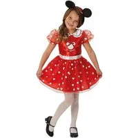 Rubie´s Kostüm Disney's Minnie Maus Kostümkleid für Kinder, Klassisches Kostüm der bekannten Maus