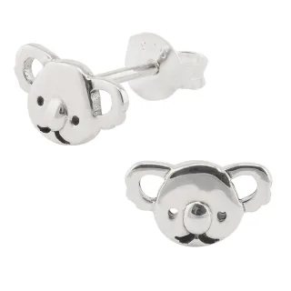 Koala Ohrringe aus 925 Silber