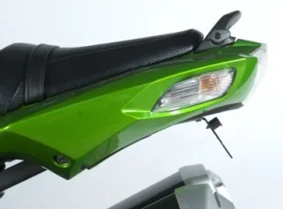 R&amp;G Kennzeichenhalter Heckumbau Kawasaki ZX-14 / ZZR 1400 Bj. 2012-2019 eintragungsfrei