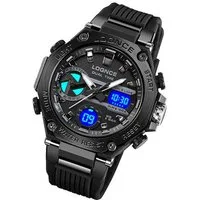 Taffstyle Sportuhr Herren Armbanduhr Digital Sportuhr Stopp Alarm Licht Chronograph Uhr, Multifunktionale Uhr Stoppuhr Kalender Beleuchtung 5 ATM Wasserdicht