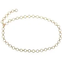 COLLEZIONE ALESSANDRO Kettengürtel Keola schlicht, mit kleinen runden Ringen