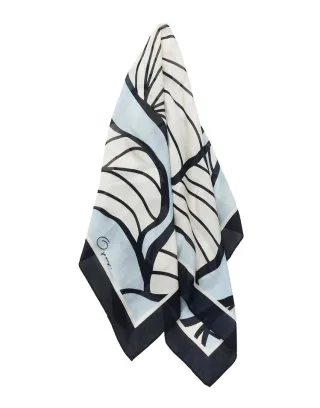 Opus - Tuch - Aflippa beige/blau
