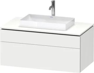 Duravit L-Cube Konsolenwaschtischunterbau wandhängend Weiß Supermatt 1020x550x482 mm - LC48810848400 LC4881084840000