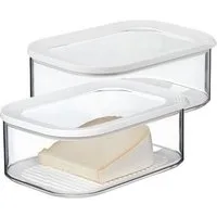 Mepal Vorratsdose Modula Käsedosen 2000 ml 2er Set, Kunststoff, (2-tlg)