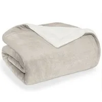 Wohndecke Sherpa-Fleecedecke, Oeko-TEX Zertifiziert, Blumtal, hochwertig, weich, warm, flauschig